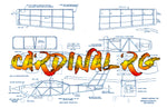 full size printed peanut scale plans cessna cardinal rg the model flew well, and was easy to trim