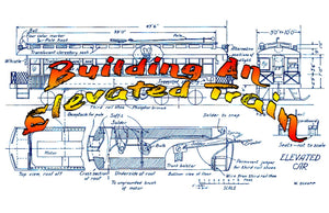 full size printed plan vintage 1942 building an elevated train
