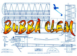 listing is for full size plan vintage 1981 ½ a contest ff bubba clem easily built and trimmed