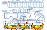 full size printed plans peanut scale gloucestershire gannet construction is quite straightforward