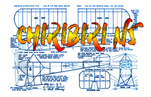 full size printed peanut scale plans chiribiri n5  this one a bleriot-like italian flying machine from 1912.