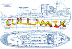 full size printed plans scale 1:24 1/2” = 1ft  length 39 3/4” diesel-engined tug cullamix