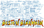 full size printed plans to build a 1:48 scale deep sea fishing ship "boston blenheim"