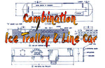 full size printed plans o gauge combination ice trolley & line a 1948 plan