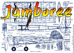 full size plans vintage 1955 control line stunt  jamboree precision aerobatic ace