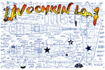 full size printed plans soviet fighter scale 1“= 1 control line  wingspan 32” lavochkin la-7