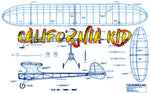 full size printed plan vintage 1980 free flight california kid zesty performance on its pee wee 02