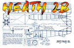 full size printed plans peanut scale heath 2b it flies well