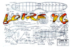 full size printed plans peanut scale "loire 46" graceful gull-wing