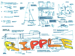 full size printed plans with building article miniature sailing boat