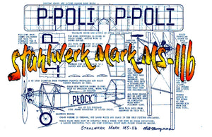 full size printed plans peanut scale " stahlwerk mark ms-iib" obscure airplanes intrigue me
