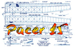 full size printed plan championship ff a-2 tow-line glider wingspan 84”