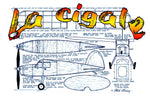 full size printed plans peanut scale "la cigale" paul aubert's "grasshopper