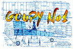 full size printed plans peanut scale "goupy no1" you'll have a rare and flyable conversation piece!