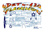 full size printed plans peanut scale " udet u-12a 'flamingo' " the original model fly’s quite well