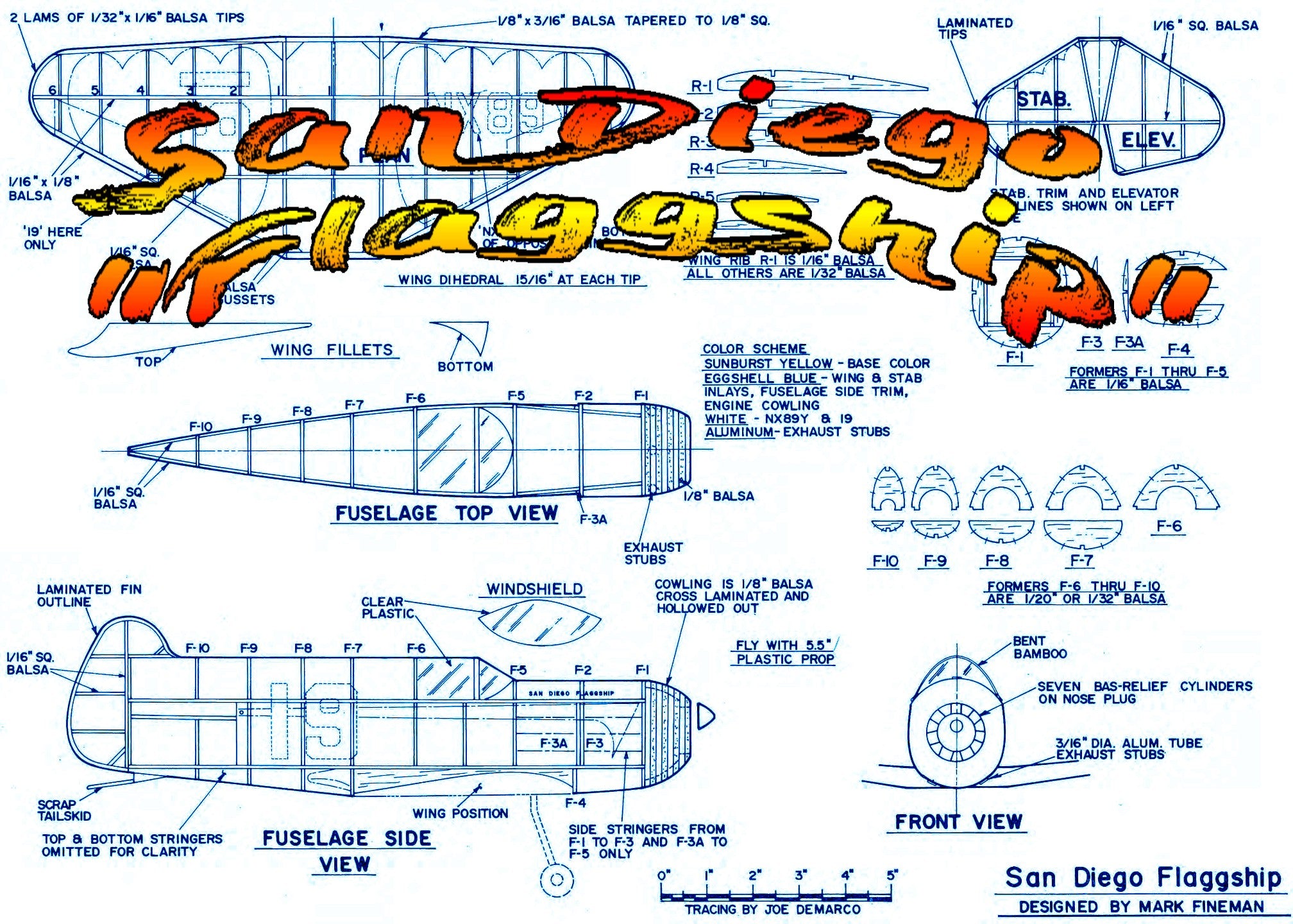 full size printed plans peanut scale san diego flaggship an ill-fated 1930's thompson trophy racer
