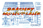 full size printed peanut scale plans beachey monoplane is relatively simple and ligh