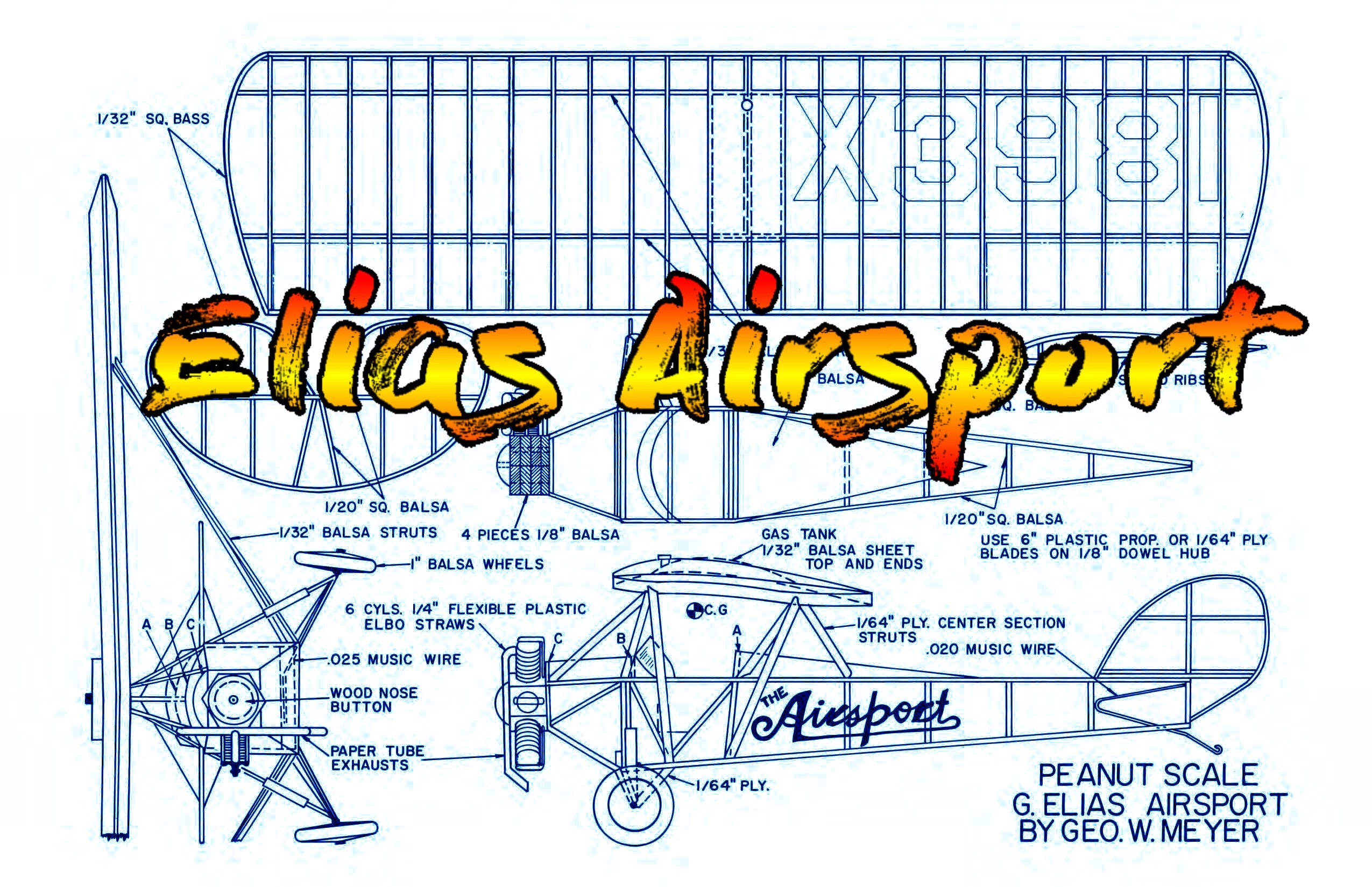 full size printed peanut scale plans elias airsport compete with the fikes and laceys