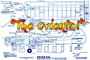 full size printed plans vintage 1970 control line stunter “the oriental” contest record has been outstanding