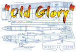 full size printed plans vintage 1971 control line stunter old glory  easy to build machine with excellent stunt potential.