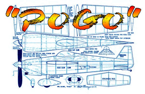 full size printed plans peanut scale "pogo" demands careful building and trimming.