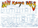 full size printed plan off the slope or flat really good floater w/s 86 inch for radio control