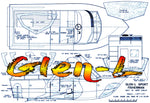 build a 1/8 scale r/c glen-l sport fisherman full size printed plans & building article