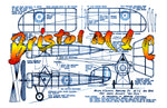 full size printed peanut scale plans bristol m 1 c capt. harry butler's  red devil