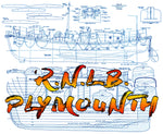 full size printed plans scale 1:16, r.n.l.b.  lifeboat l 39”  b11”  suitable for radio control