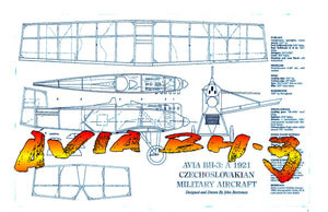 full size printed peanut scale plans avia bh·3 the avia flies fine, it's not an airplane i'd recommend for a rank beginner