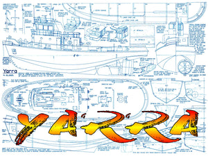 full size printed plan to build a scale 1:48 australian tug suitable for radio control