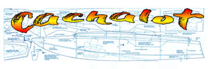 full size printed plans vintage 1965 a 31/2 c.c. (.21cu.in) racer "cachalot" s very satisfactory