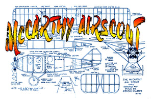 full size printed plans peanut scale mccarthy airscout it makes a charming peanut scale