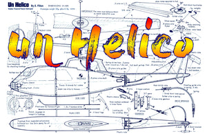 full size printed plan peanut scale based bell-hughy 'cobra'  "un helico"