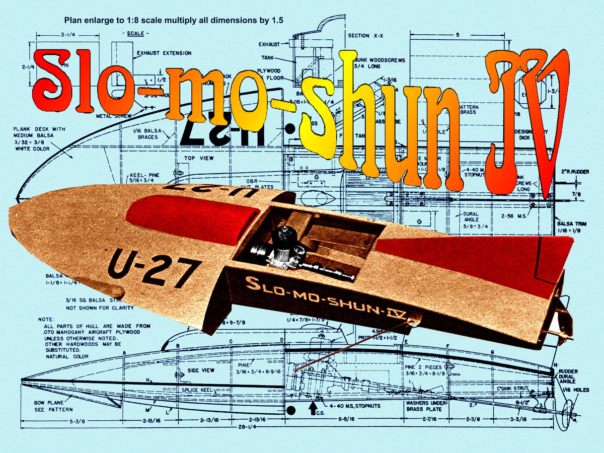 Build a 1:12 Scale model unlimited hydroplane Slo-mo-shun IV Full size ...