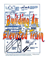 full size printed plan vintage 1942 building an elevated train