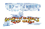full size printed plans peanut scale gordon israel’s "red head"  sleek little racer,