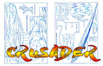 full size plan vintage 1960 control line stunt “crusader” a twin-boom hot stunt contender
