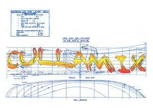 full size printed plans scale 1:24 1/2” = 1ft  length 39 3/4” diesel-engined tug cullamix
