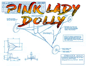 full size printed plan control line speed pink lady class  ‘a’ wingspan 24”   engine .15