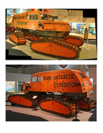full size printed plan & article scale 1:16 sno-cat for radio control