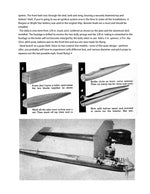 full size printed plan control line speed  form late 50s to 60s  "spamp special" wingspan 22”  engine .60 - .65