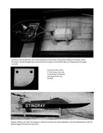 full size printed plan 3.5 outboard sport day cruiser "stingray" for radio control snappy easy to build