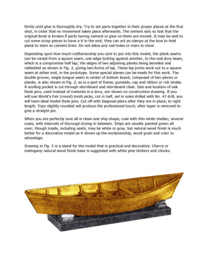 full size printed plan vintage 1947 scale 1:12 "swampscot dory model" a fisherman's model