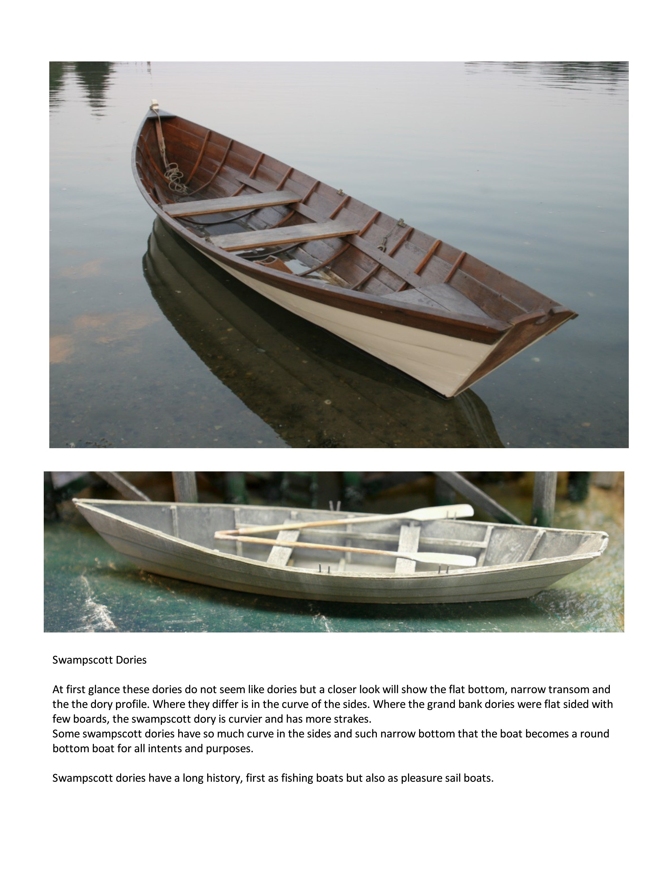 full size printed plan vintage 1947 scale 1:12 "swampscot dory model" a fisherman's model