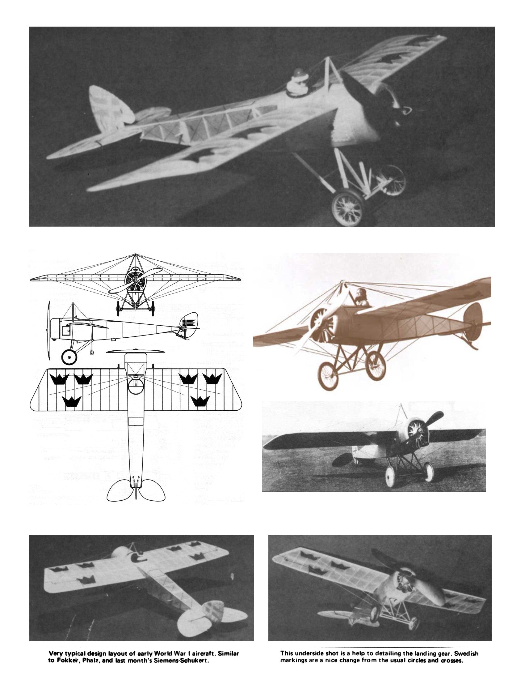 full size printed plans peanut scale "swedish thulin-k"  it just a touch more interesting .