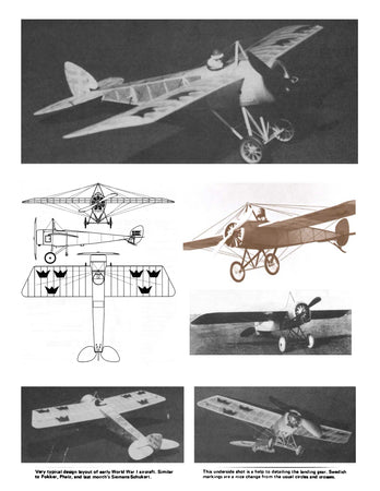 full size printed plans peanut scale "swedish thulin-k"  it just a touch more interesting .