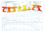 full size prinrted plan to build a 1:16 scale  bering motor yacht 41" suitable for radio control