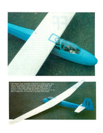full size printed plan sailplane "slingsby eagle 3" 66 3/4" w/s for radio control