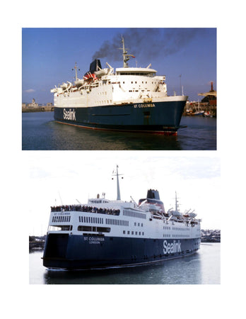 full size printed plan scale 1:100  "st columba" is a two-class, multipurpose ship suitable for radio control
